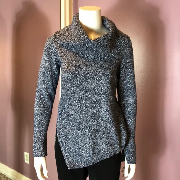 White House Black Market Sweaters - White House Black Market Asymmetric Cowl Neck